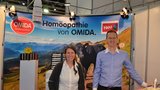 Nicole Studer und Benno Blum von Omida Homöopathie waren ebenfalls anwesend. (Bild: Noah Summermatter)