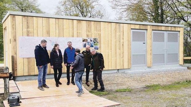Stefan Grob, Andrea Brack-Grob, Andreas Schüpbach sowie Erik und Peter Eichenberger (v. l.) waren die treibenden Kräfte.